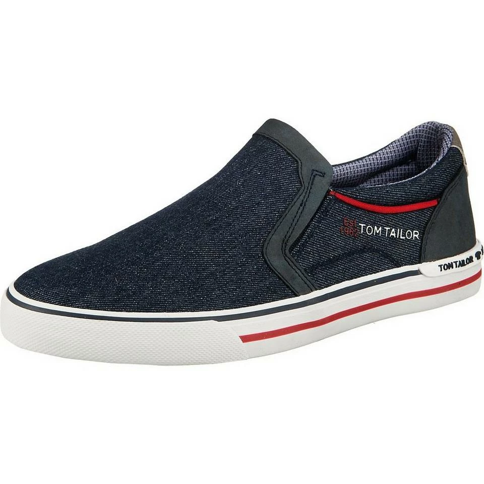 Bestpreis 🤩 TOM TAILOR »Sportliche Slipper« Slipper Dunkelblau, Grau 💯 17 Bestpreis 🤩 TOM TAILOR »Sportliche Slipper« Slipper Dunkelblau, Grau 💯 – Bild 17