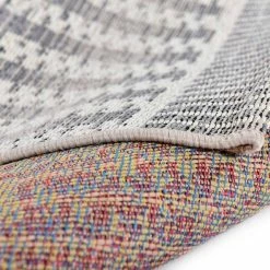 Blitzangebot 👏 Teppich »Funky Outdoor Geometric«, TOM TAILOR, rechteckig, Höhe 5 mm, Flachgewebe, In- und Outdoor geeignet, Wohnzimmer Natur, Grün, Schwarz 🎁 -Tom Tailor Verkaufsgeschäft d1c37ff5 b3d7 5dbe a584 b4feca956833