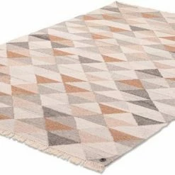 Bestpreis 🔥 Teppich »Triangle Kelim«, TOM TAILOR, rechteckig, Höhe 5 mm, handgewebt, mit Fransen, Boho-Style, Wohnzimmer 💯 -Tom Tailor Verkaufsgeschäft d1e51065 964f 5424 9df5 aa90cf1126cc