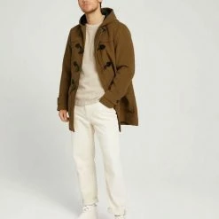 Bester Verkauf ❤️ TOM TAILOR Wollmantel »Dufflecoat Wollmantel« Acorn, Dark Grey Wool Jacket ⭐ -Tom Tailor Verkaufsgeschäft d33ab761 3ca5 5a4e abe3 62116e84a724