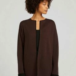 Bestes Angebot ✔️ TOM TAILOR Strickjacke »Zweifarbiger Cardigan« Oyster grey melange, Java dark brown 🔥 -Tom Tailor Verkaufsgeschäft d3e11ed0 5bac 5796 ac53 1e7b94fa0b92
