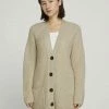 Blitzangebot 🔔 TOM TAILOR Strickjacke »Langer Cardigan mit Taschen« Smooth light sand melange, Sky Captain Blue, Dark maroon red ❤️