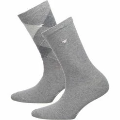 Schlussverkauf 🧨 TOM TAILOR Socken »2 Paar Socken« Grau, Schwarz, Beige, Dunkelblau 🤩
