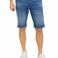 Besorgen 🥰 TOM TAILOR 👖 Jeansshorts moderner Look Darkblue (83), Mid-blue, Darkblue, Clean light stone grey denim 🔥 -Tom Tailor Verkaufsgeschäft d4d7784c 93ef 5932 9896 296d1abae5c5