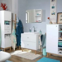 Budget 😍 TOM TAILOR Spiegelschrank »COLOR BATH« mit Spiegeltür & offenem Regal, Breite 80 cm Coral, Petrol, Mustard, Anthracite ⌛ -Tom Tailor Verkaufsgeschäft d50e4efb 7309 59c5 839f 9e630e536b7d