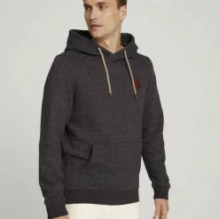 Am billigsten ✨ TOM TAILOR Kapuzensweatshirt mit Markenbadge auf der Brust Dunkelblau, Senf, Cyber grey inject stripe 🎉 -Tom Tailor Verkaufsgeschäft d54b0564 9374 52aa 9b61 f50bd0f7b213