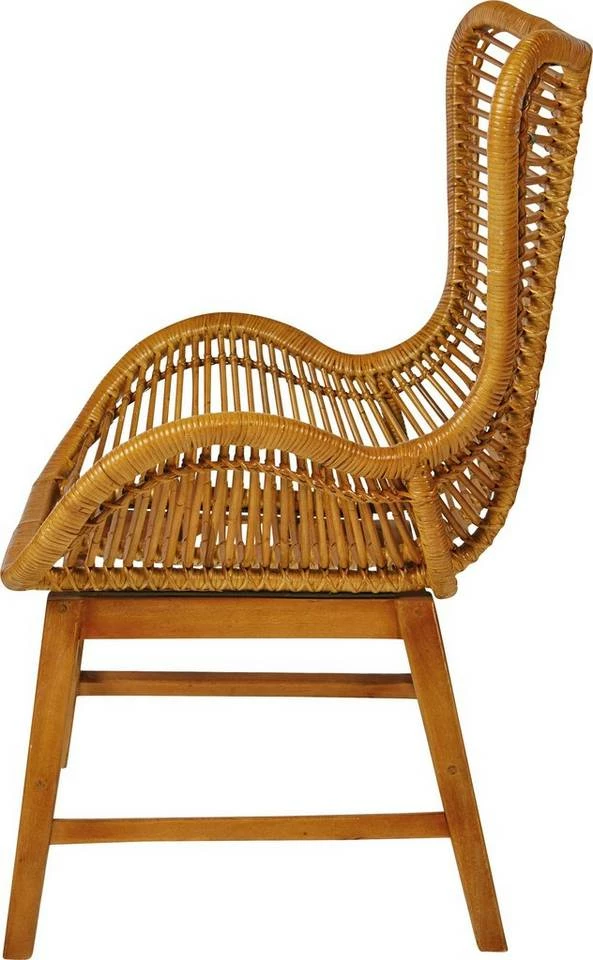 Neu 🤩 TOM TAILOR Sessel »T-RATTAN ARMCHAIR«, Rattanarmlehnstuhl mit Teakholzgestell und organischer Form 🤩 5 Neu 🤩 TOM TAILOR Sessel »T-RATTAN ARMCHAIR«, Rattanarmlehnstuhl mit Teakholzgestell und organischer Form 🤩 - Image 5