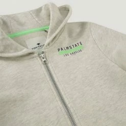 Budget 😍 TOM TAILOR Sweatjacke »Sweatjacke mit Schrift-Print« 👗 Dress blue-blue, Off white melange-white 😉 -Tom Tailor Verkaufsgeschäft d646823c 9a24 5869 b6ef 4639b6987cb6