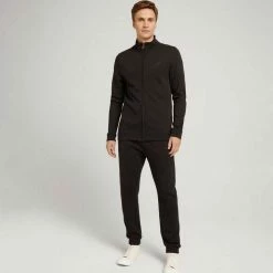 Bester Verkauf 🌟 TOM TAILOR Trainingsanzug Black, Light Stone Grey Melange ✔️ -Tom Tailor Verkaufsgeschäft d6ac1e23 a482 579f 9920 25f863592d20