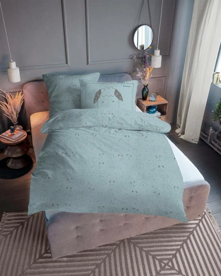 Brandneu 😍 Kinderbettwäsche »ANIMALS«, TOM TAILOR, mit tollen Tiermustern Aqua grey, Light blue 👍 8 Brandneu 😍 Kinderbettwäsche »ANIMALS«, TOM TAILOR, mit tollen Tiermustern Aqua grey, Light blue 👍 - Image 8