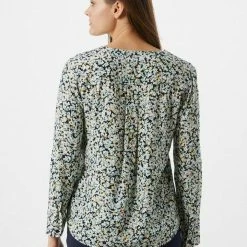 Bester Verkauf 🥰 TOM TAILOR Langarmbluse Navy floral design, Offwhite floral design, Navy offwhite flower design, Navy white minimal design 😍 -Tom Tailor Verkaufsgeschäft d736e5f1 70b0 5657 8203 ffa1b92764b2