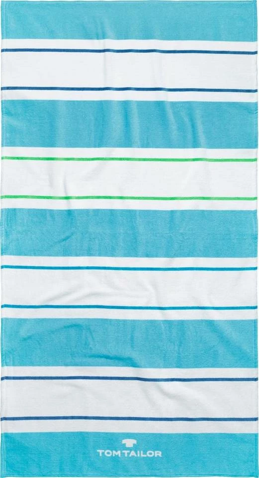 Rabatt 👍 TOM TAILOR Strandtuch »Streifen« (1-St), mit unterschiedlichen Streifen Aqua, Gelb 🤩 2 Rabatt 👍 TOM TAILOR Strandtuch »Streifen« (1-St), mit unterschiedlichen Streifen Aqua, Gelb 🤩 - Image 2