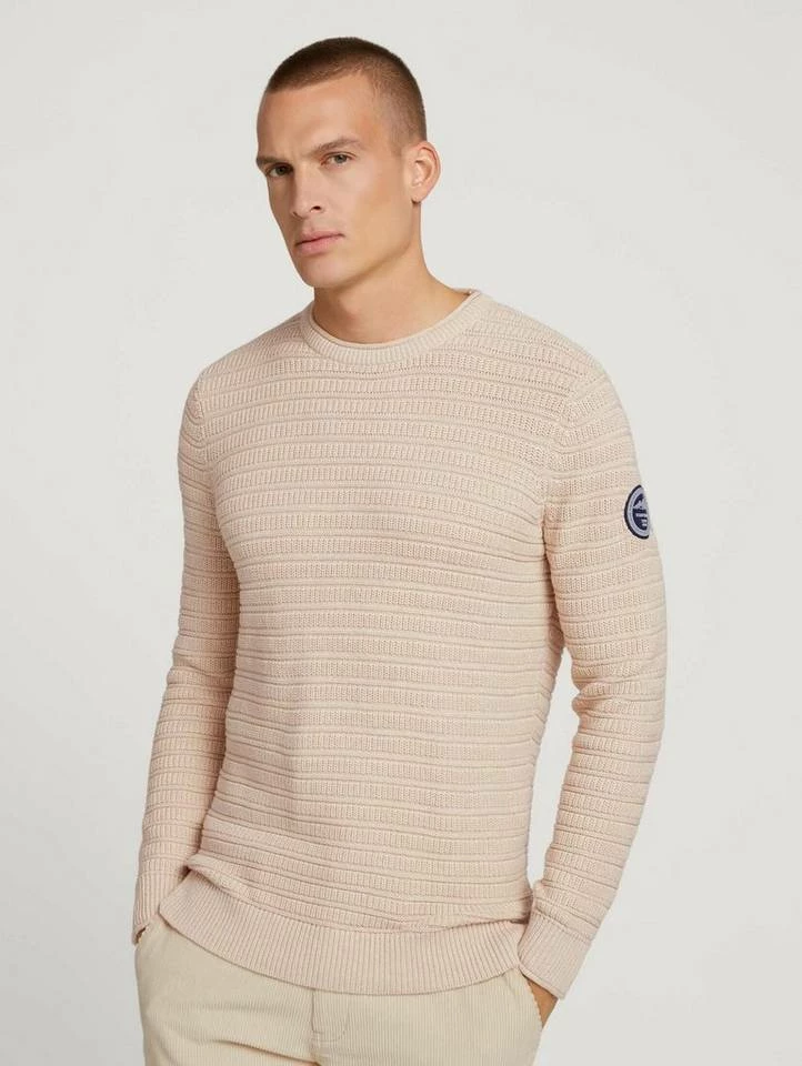 Schlussverkauf 🎁 TOM TAILOR Strickpullover »Strickpullover« Soft beige melange, Sky Captain Blue, Ultra marine blue melange ✔️ 8 Schlussverkauf 🎁 TOM TAILOR Strickpullover »Strickpullover« Soft beige melange, Sky Captain Blue, Ultra marine blue melange ✔️ - Image 8