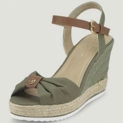 Budget 🎁 TOM TAILOR »Sandaletten mit Keilabsatz« 🩴 Sandale (1-tlg) ⌛ -Tom Tailor Verkaufsgeschäft d876778e c253 53c7 a529 d21d7e38209f