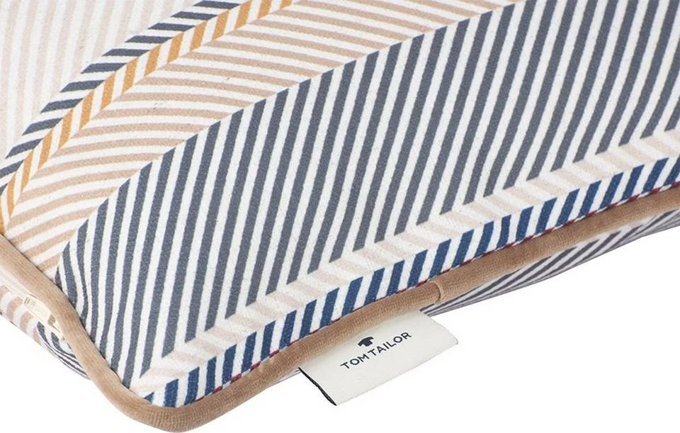 Schlussverkauf ✨ Kissenhülle »Multi Herringbone«, TOM TAILOR (1 Stück), mit farbenfrohem Druckmotiv 🔥 3 Schlussverkauf ✨ Kissenhülle »Multi Herringbone«, TOM TAILOR (1 Stück), mit farbenfrohem Druckmotiv 🔥 - Image 3