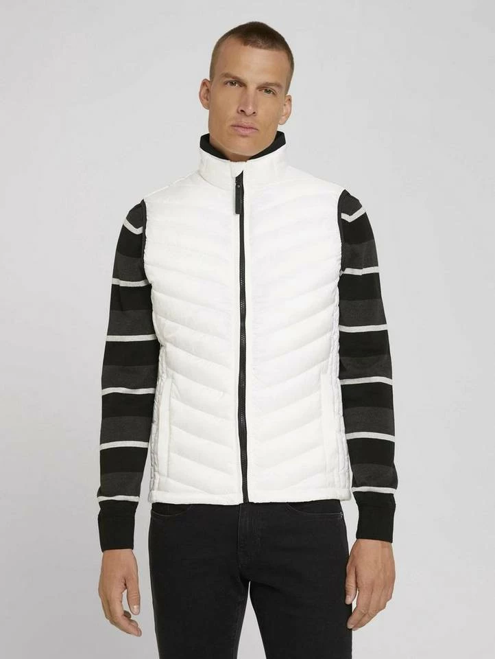 Budget ✨ TOM TAILOR Steppweste modisch gesteppt Black, Anthracite twill printed, Off White, Navy ⭐ 32 Budget ✨ TOM TAILOR Steppweste modisch gesteppt Black, Anthracite twill printed, Off White, Navy ⭐ - Image 32