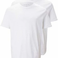 Neu 🧨 TOM TAILOR Men Plus T-Shirt (Packung, 2-tlg) mit Rundhals Weiß, Schwarz 🥰