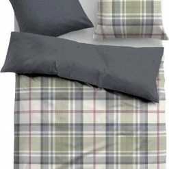 Bestpreis 🌟 Wendebettwäsche »Hunter Check«, TOM TAILOR, in toller Karo-Uni-Optik Forest, Rose 🎉 -Tom Tailor Verkaufsgeschäft d991ced2 4358 50b5 a1df a45f950e56bc