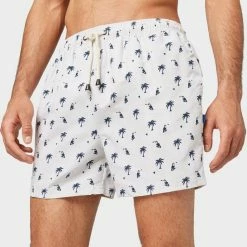 Brandneu 🔥 TOM TAILOR Badeshorts »Badehose mit Palmenmuster« Lt. grey, Yellow, Navy ✔️ -Tom Tailor Verkaufsgeschäft da4b320b 1b06 52d9 817a 5afddf5a3aed