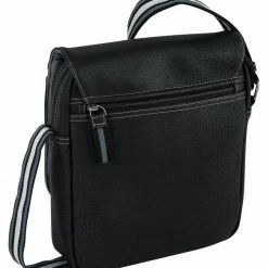 Bestpreis 🔔 TOM TAILOR Umhängetasche »Warren Flap Bag«, mit Reißverschluss-Rückfach Black, Dark blue 🎁 -Tom Tailor Verkaufsgeschäft da949932 e0e5 547d 907b 7e52335ceb75