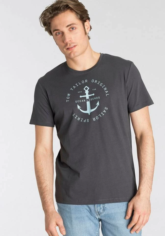 Brandneu 🌟 TOM TAILOR Kurzarmshirt Navy, Grau, Hellblau 👏 7 Brandneu 🌟 TOM TAILOR Kurzarmshirt Navy, Grau, Hellblau 👏 – Bild 7