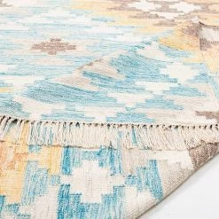 Schlussverkauf 😀 Teppich »Check Kelim«, TOM TAILOR, rechteckig, Höhe 5 mm, handgewebt, mit Fransen, Boho-Style, Wohnzimmer 🔔 -Tom Tailor Verkaufsgeschäft db11365d 9dc4 5dd4 ba19 226d32f8f0ec