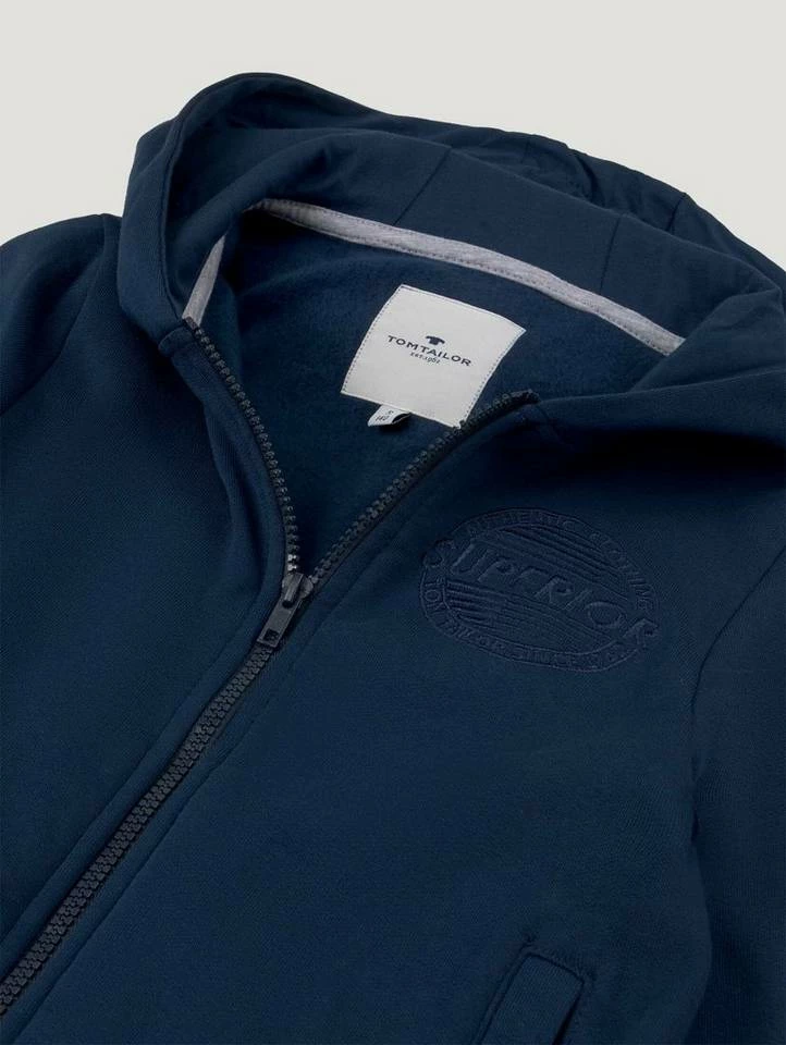 Budget ⌛ TOM TAILOR Sweatjacke »Sweatjacke mit Stickerei« 👗 Dress blue-blue, Drizzle melange-gray, Blue lolite-blue 🌟 10 Budget ⌛ TOM TAILOR Sweatjacke »Sweatjacke mit Stickerei« 👗 Dress blue-blue, Drizzle melange-gray, Blue lolite-blue 🌟 - Image 10