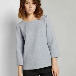 Am billigsten 🤩 TOM TAILOR Sweatshirt (1-tlg) Comfort grey melange, Clear Light Blue 🔔 -Tom Tailor Verkaufsgeschäft dc575a21 93e6 5b22 98e0 ce95d4b0625d