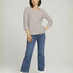 Coupon 🔥 TOM TAILOR Sweatshirt »Gestreiftes Sweatshirt« Offwhite ottoman stripe, Navy ottoman stripe 😍 -Tom Tailor Verkaufsgeschäft dce9f32c 4da0 50b5 98ca c5e94cc0a82c