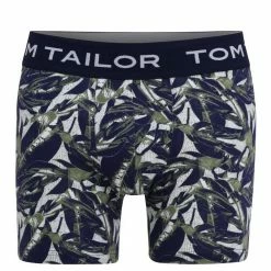 Großhandel 🌟 TOM TAILOR Langer Boxer »Long Pants« (2 Stück) Jersey Druck Short Unterhose längeres Bein 🧨