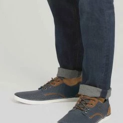 Brandneu 😍 TOM TAILOR »Strukturierte Schnürschuhe mit Lederdetails« 👟 Sneaker Navy, Agate stone blue, Yellow, Orange ⭐ -Tom Tailor Verkaufsgeschäft ddae0569 e87d 537c 9d2d 4927cbbc9aea