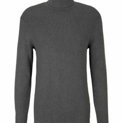 Bestpreis 💯 TOM TAILOR Strickpullover »Strukturierter Rollkragenpullover mit LENZING(TM) ECOVERO(TM)« Stormy Gray Melange, Soft beige melange, Black, Dark prune melange 🛒 -Tom Tailor Verkaufsgeschäft de42e2a2 cf71 5d05 847f 3df91b4e3495