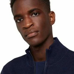 Aktion 🥰 TOM TAILOR Strickjacke mit Stehkragen Navy-meliert, Anthrazit-meliert, Light Soft Grey Melange ✔️ -Tom Tailor Verkaufsgeschäft dec054d4 6727 527c 89a8 1ba10e567b99