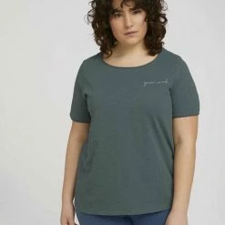 Besorgen 💯 TOM TAILOR MY TRUE ME T-Shirt »Plus - Print T-Shirt mit Bio-Baumwolle« Black, Deep black, Smart dark green 😉 -Tom Tailor Verkaufsgeschäft ded73f05 14c8 585b 825b 720cda0b0a15