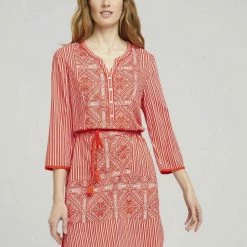 Am billigsten 🛒 TOM TAILOR Jerseykleid »Gemustertes Tunika Kleid« Red white ethno design, Navy white ethno design ✨ -Tom Tailor Verkaufsgeschäft e008fd25 43f4 5c2a b83b b752b5419e98