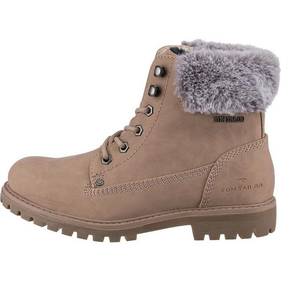 Bestes Angebot ✔️ TOM TAILOR »Schnürstiefeletten« Schnürstiefelette Nude, Khaki ✔️ 2 Bestes Angebot ✔️ TOM TAILOR »Schnürstiefeletten« Schnürstiefelette Nude, Khaki ✔️ - Image 2