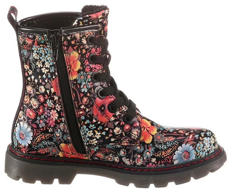 Neu ❤️ TOM TAILOR Schnürboots mit farbenfrohem Blütenprint ❤️ 5 Neu ❤️ TOM TAILOR Schnürboots mit farbenfrohem Blütenprint ❤️ - Image 5