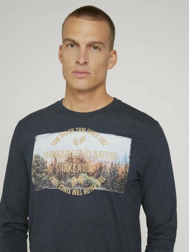 Bestpreis 🥰 TOM TAILOR T-Shirt »Langarmshirt mit Bio-Baumwolle« 💯 5 Bestpreis 🥰 TOM TAILOR T-Shirt »Langarmshirt mit Bio-Baumwolle« 💯 - Image 5