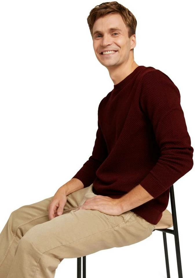 Großhandel ⭐ TOM TAILOR Rundhalspullover unifarben Spicy Chocolate Melange 19346, Navy-meliert, Mineral Stone Blue Melange, Schwarz 👍 3 Großhandel ⭐ TOM TAILOR Rundhalspullover unifarben Spicy Chocolate Melange 19346, Navy-meliert, Mineral Stone Blue Melange, Schwarz 👍 - Image 3