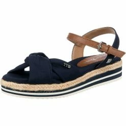 Bester Verkauf 🔔 TOM TAILOR »Riemchensandalen« Riemchensandale Navy, Beige-kombi, Dunkelblau, Gelb-kombi 🔥 -Tom Tailor Verkaufsgeschäft e2f7d083 340c 536d 9b73 a58efaaa370d