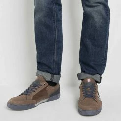 Aktion 🔔 TOM TAILOR »Sneaker aus Kunstleder« 👟 Sneaker Navy, Brown 😀 -Tom Tailor Verkaufsgeschäft e3a8fbc1 6101 55d5 9720 00a5f8758649