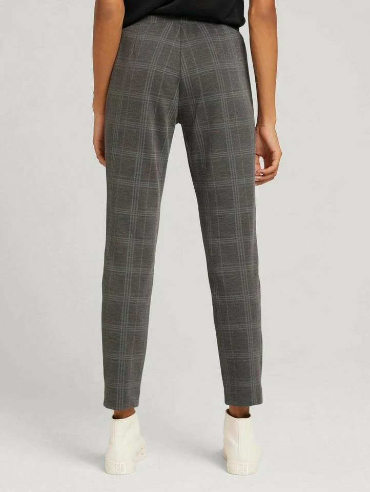 Top 10 ✨ TOM TAILOR Culotte »Karierte Stoffhose mit Reißverschlusstaschen« Grey check, Black brown small check 🤩 2 Top 10 ✨ TOM TAILOR Culotte »Karierte Stoffhose mit Reißverschlusstaschen« Grey check, Black brown small check 🤩 - Image 2