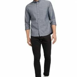 Brandneu 👍 TOM TAILOR Langarmhemd in Chambray-Look ⭐ -Tom Tailor Verkaufsgeschäft e4650968 b8da 5832 88ac e5e46db6caed