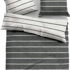 Bester Verkauf 🌟 Wendebettwäsche »SHADE«, TOM TAILOR, im zeitlosen Streifendesign Sand, Black, 👖 Jeans 🌟