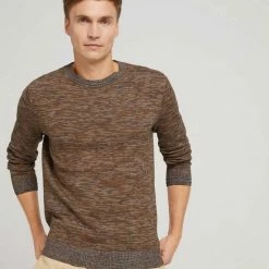 Angebote 🔔 TOM TAILOR Strickpullover »Pullover aus Bio-Baumwolle« Cognac blue offwhite structure, Navy base multicolor structure 🌟 -Tom Tailor Verkaufsgeschäft e5d6fc46 aab2 52c6 8c49 cd2675f1e633