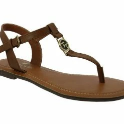 Am billigsten 😍 TOM TAILOR »T-Steg-Sandalen« T-Strap Pumps Navy, Cognac 🔔 -Tom Tailor Verkaufsgeschäft e66547e0 557e 517e a282 30b7f14c00ec