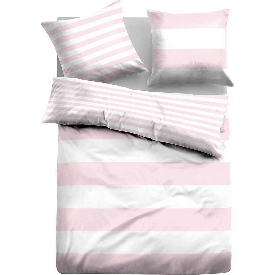 Schlussverkauf 👍 Bettwäsche »Linon Wende-Bettwäsche "Casual Stripe" mit«, TOM TAILOR Apricot, 821, FOREST, Schwarz#ft5_slash#weiß 😍 2 Schlussverkauf 👍 Bettwäsche »Linon Wende-Bettwäsche "Casual Stripe" mit«, TOM TAILOR Apricot, 821, FOREST, Schwarz#ft5_slash#weiß 😍 - Image 2