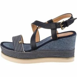 Auslauf 🔥 TOM TAILOR »Keilsandaletten« Keilsandalette Rot-kombi, Dunkelblau 🥰 -Tom Tailor Verkaufsgeschäft e6b3bf8a aad4 5f44 92fa 4d68fe64fc6a