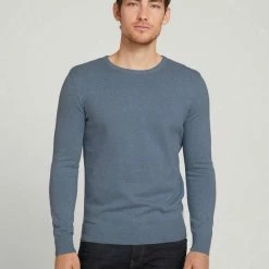 Besorgen 🌟 TOM TAILOR Strickpullover »Basic Pullover im Doppelpack« Sapphire green melange, Havana brown melange, Soft light blue melange 💯 -Tom Tailor Verkaufsgeschäft e7917829 7d22 5819 b038 9694305a82af