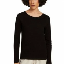 Top 10 🎉 TOM TAILOR Rundhalspullover mit griffiger Struktur Silver Grey Melange (silbergrau), Gingerbread brown (braun), Soft greyish green, Deep black (schwarz) ⌛